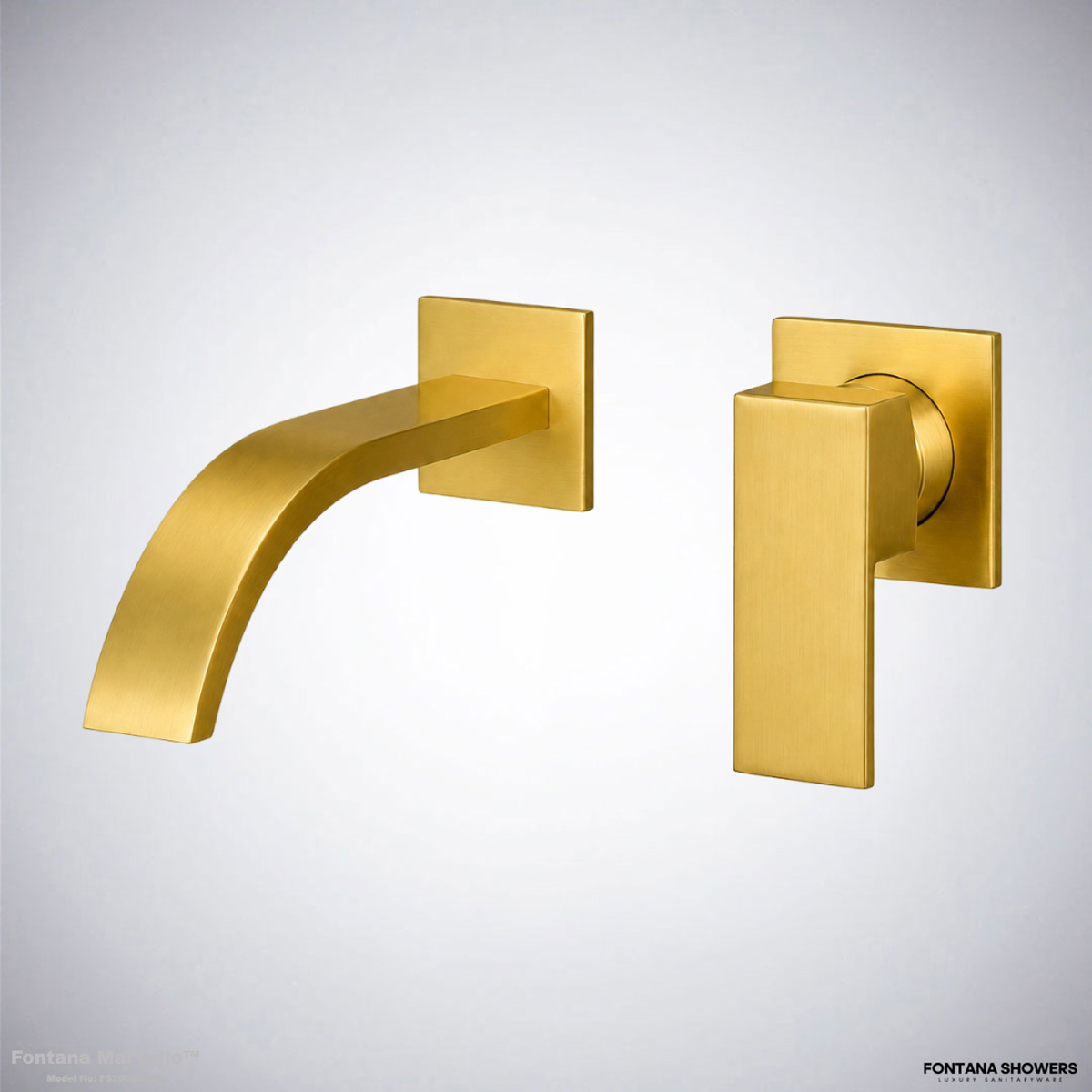Fontana Marvello Basin Faucet in Gold